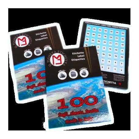 Etichette adesive 70x41 - 21 etichette/foglio - 100 fogli