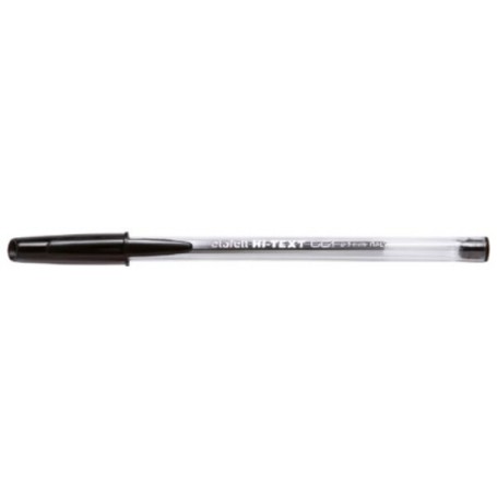 HI-TEXT 661 penna sfera punta media 1 mm Colore NERO 50 pz