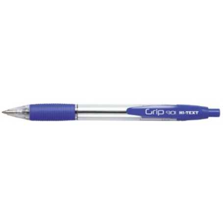 HI-TEXT 901 GRIP penna scatto punta 1 mm Colore BLU 12 pz