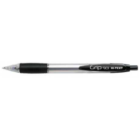 HI-TEXT 901 GRIP penna scatto punta 1 mm Colore NERO 12 pz