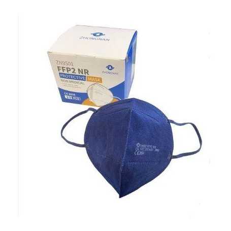 Mascherina protettiva monouso FFP2 -BLU- confezione da 20PZ