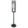 SET Dispenser automatico bianco 600 ml + piantana in metallo