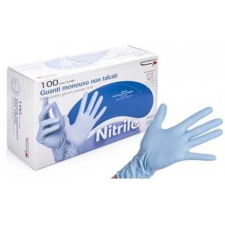 Confezione Guanti in Nitrile non talcati Taglia Mx100