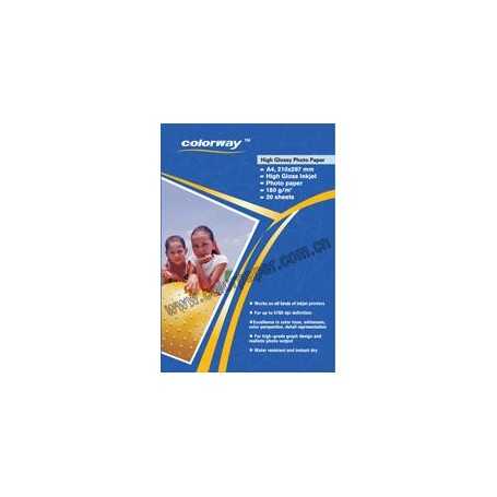 High Glossy Inkjet Photo Paper (Cast Coated),180g A4 50Fogli