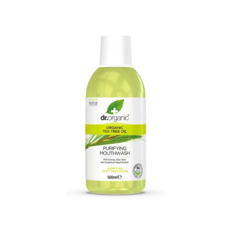 Dr Organic Tea Tree Mouthwash 500ml