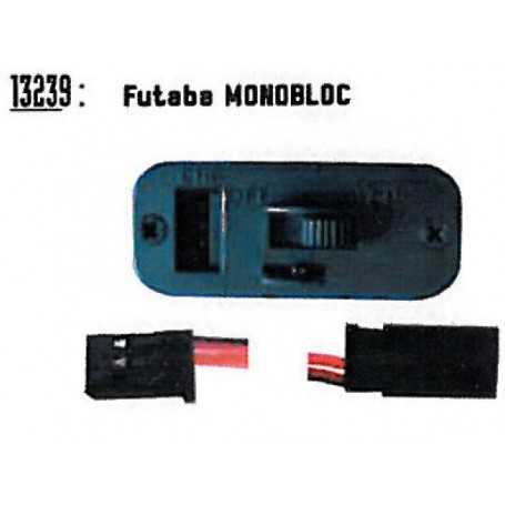 Interruttore con presa di ricarica FUTABA monoblocco