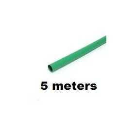 5 METRI termoretraibile Verde diametro 3 mm