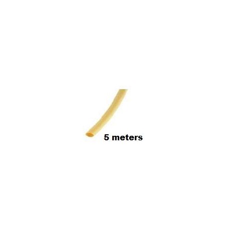 5 METRI termoretraibile Giallo diametro 3 mm