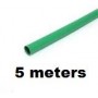 5 METRI termoretraibile Verde diametro 6 mm