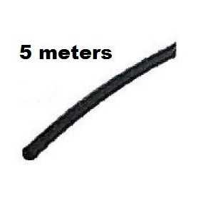 5 Metri termoretraibile NERO diametro 12 mm