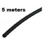 5 Metri termoretraibile NERO diametro 12 mm