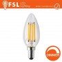 Lampada Filamento Oliva - 4W 4000K E14 Dimmerabile