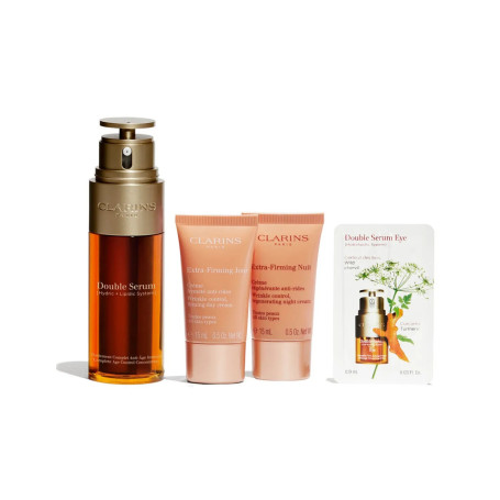 Set Clarins Doble Serum 50ml Extra Firm 15ml Noche 15ml@