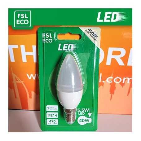 Lampada Oliva BLISTER - 5,5W 4000K E14