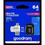 GoodRAM microSD 64GB class 10 + adpter + card reader - blister - M1A4-0640R12