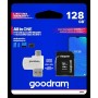 GoodRAM microSD 128GB class 10 + adpter + card reader - blister - M1A4-1280R12