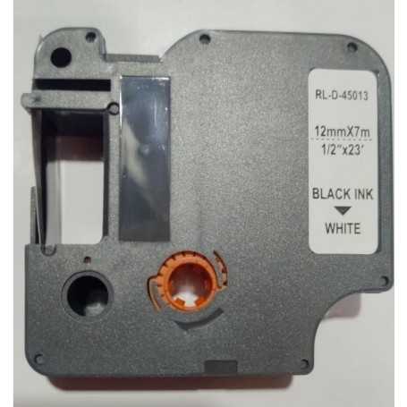 White 12mmX7m for DYMO-500TS Eletronic labelling S0720530