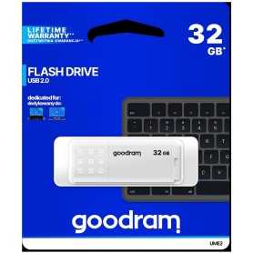 GoodRAM Pendrive 32GB UME2 white USB 2.0 - retail blister - UME2-0320W0R11