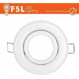 Ghiera orientabile foro 70mm COLORE BIANCO