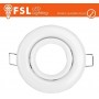 Ghiera orientabile foro 70mm COLORE BIANCO