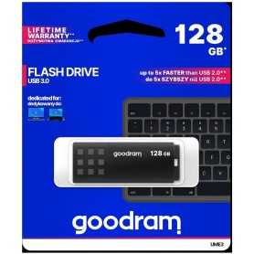 GoodRAM Pendrive 128GB BLACK USB 3.0 - retail blister - UME3-1280K0R11