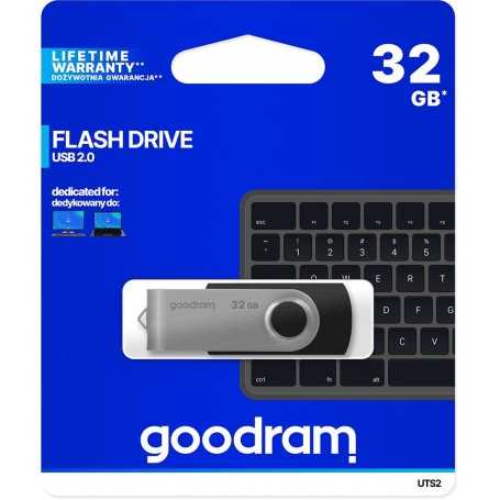 GoodRAM Chiavetta/Pendrive USB Twister 32GB nera USB 2.0 - UTS2-0320K0R11