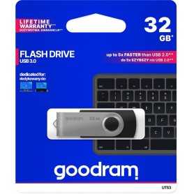 GoodRAM Pendrive 32GB UTS3 BLACK USB 3.2 - retail blister - UTS3-0320K0R11
