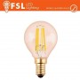 Lampada Sfera Filamento Ambra - 4W 2200K E14 330LM