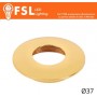 VEGA - Cover Curva per Punto Luce LED – Ø37 – Oro