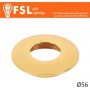 VEGA - Cover Curva per Punto Luce LED – Ø56 – Oro