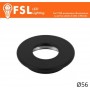 VEGA - Cover Piatta per Punto Luce LED – Ø56 – Nero