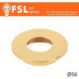 VEGA - Cover Piatta per Punto Luce LED – Ø56 – Oro