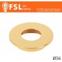 VEGA - Cover Piatta per Punto Luce LED – Ø56 – Oro