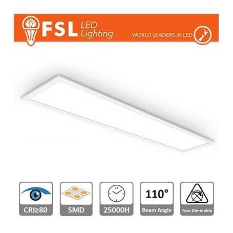 Pannello LED 30x120cm - 48W 4000K CRI80 EDGE-LIT
