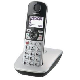CORDLESS PANASONIC KX-TGE510JTS ARGENTO