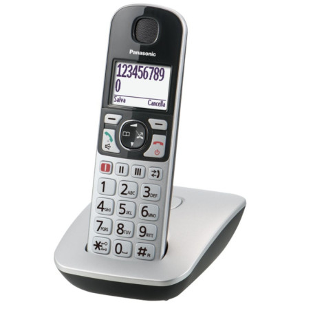 CORDLESS PANASONIC KX-TGE510JTS ARGENTO