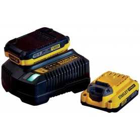 SFMCB12D2-QW,SET 2 BATTERIE 18V 2.0 AH + CARICABATTERIA 