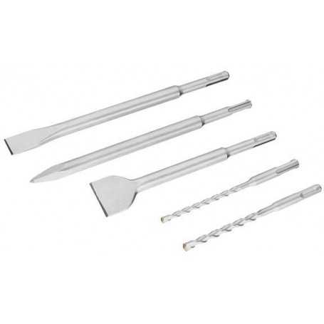 STA54400-XJ,Set 3 Scalpelli + 2 punte SDS-Plus