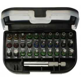 STA60490-XJ,SET 31pz INSERTI 25mm MISTI - CODIFICA CROMATICA