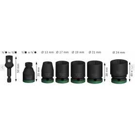 2608003032,SET BUSSOLE 1/2