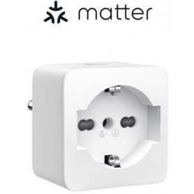 Presa Smart Wi-Fi TP15 con monitorag.consumi-Certific.MATTER