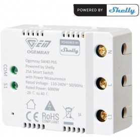 Shelly Ogemray Smart Relay 25A - Relè intelligente Ogemray 25A + PM
