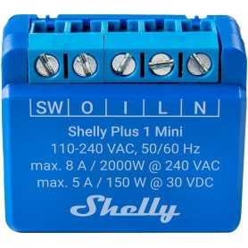 Shelly Mini Plus 1 - Smart Relay 8A AC/DC WiFi/BT