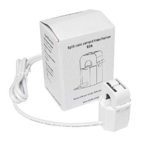 Pinza amperometrica 50A Shelly - Trasform. di corr.