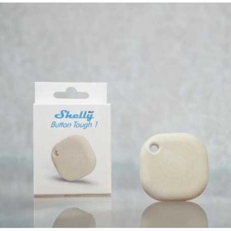 Shelly BLU Button Tough 1 Ivory - Pulsante Smart Bluetooth IP54 Bianco