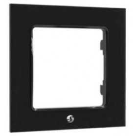 Shelly Wall Frame 1 - Placca da parete nera compatibile Legrand