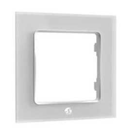 Shelly Wall Frame 1 - Placca da parete bianca compatibile Legrand