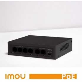 Imou Switch PoE Unmanaged SF106P 4 Porte 10/100 Mbps con 2 Uplink – 45W