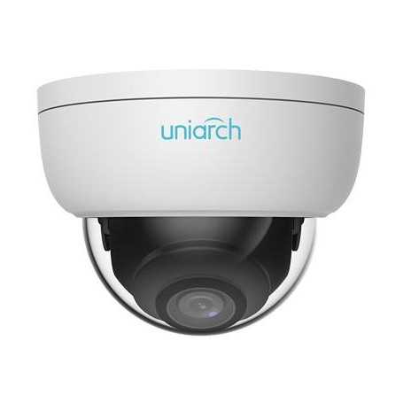 3MP Uniarch Minidome IPCamera, Ottica 4.0mm Ultra265, Ik10