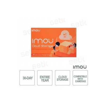 Imou New Cloud Storage Plus - Abbonamento Cloud 30gg per un anno